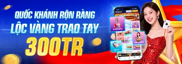 Biểu ngữ khuyến mãi tiền thưởng chào mừng lớn